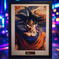 DRAGON BALL-Tirage encadré DBZ/GOKU 30*40