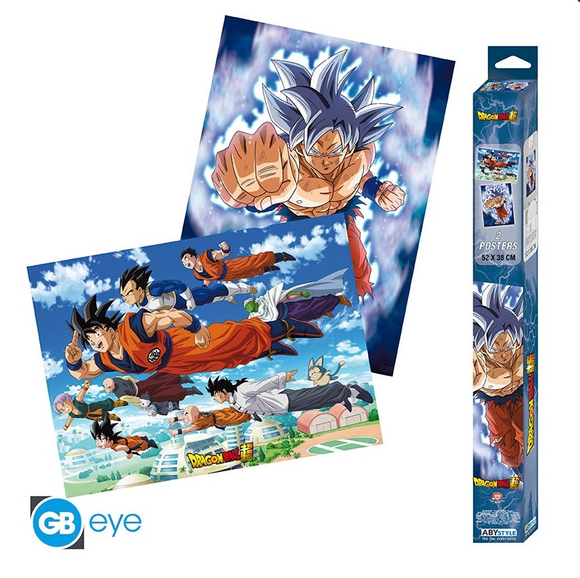 DRAGON BALL SUPER - Set 2 Posters Chibi 52x38 - Goku & amis